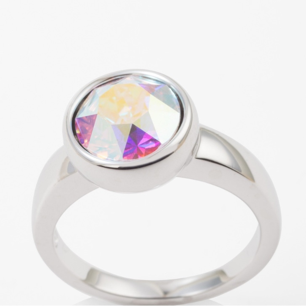 Touchstone Crystal Aurora Borealis Bliss Ring